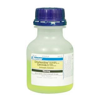 CHLORHEXIDINE .015% CETRIMIDE .15% 100ML