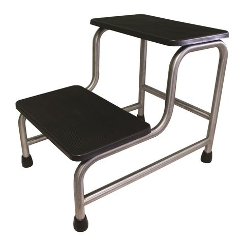 STOOL STEP UP DOUBLE BLACK