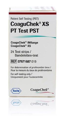 COAGUCHEK&reg; XS PT TEST PST INRANGE