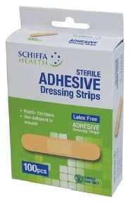 DRESSING STRIPS ADHESIVE SCHIFFA