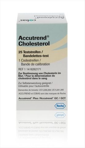 STRIPS ACCUTREND&reg; CHOLESTEROL
